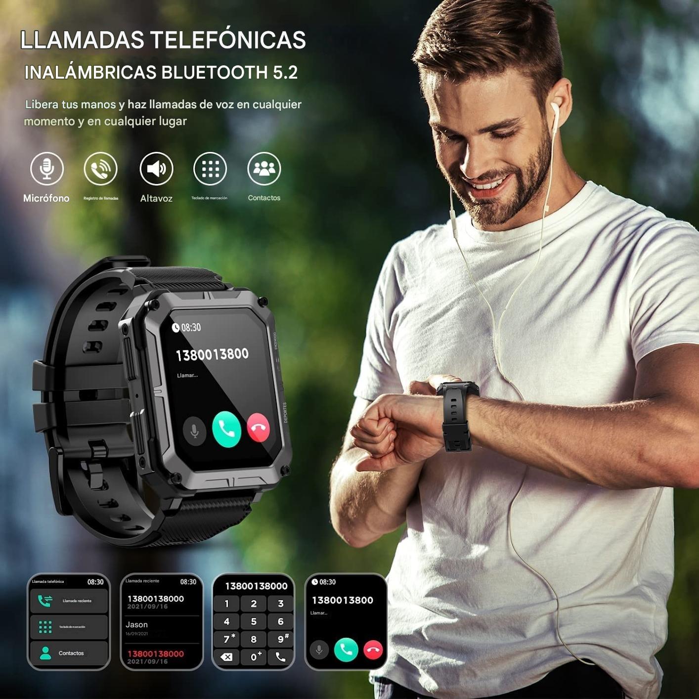 (30% DE DESCUENTO) Reloj inteligente de tres pruebas para deportes al aire libre