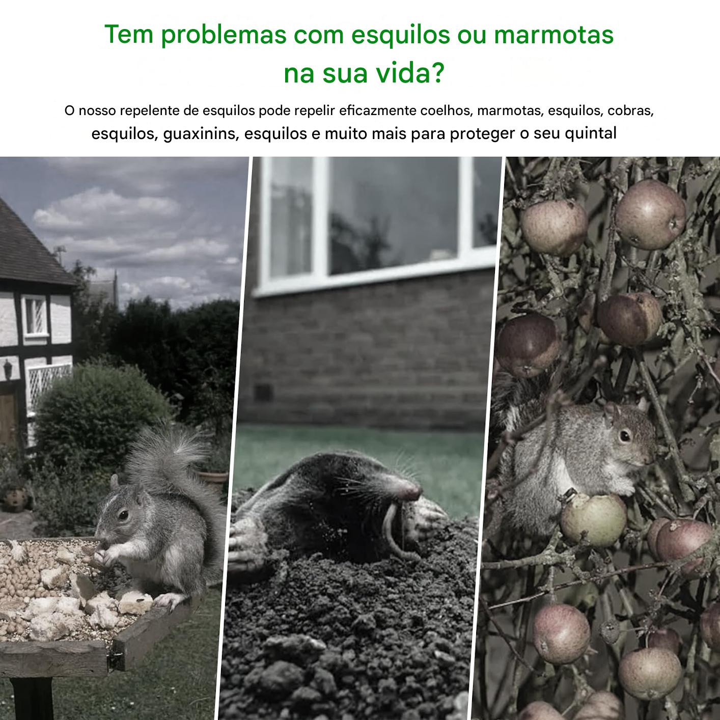 (30% DE DESCUENTO) Repelente ultrasónico de plagas para exteriores, repelente de topos para jardín, energía solar