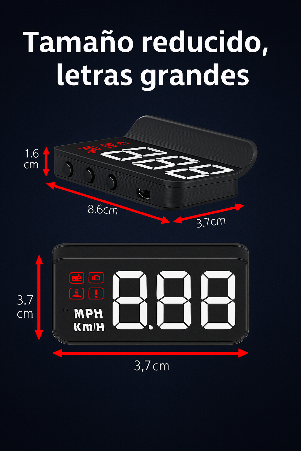 ( 30% de descuento ) Proyector de Velocidad para Parabrisas