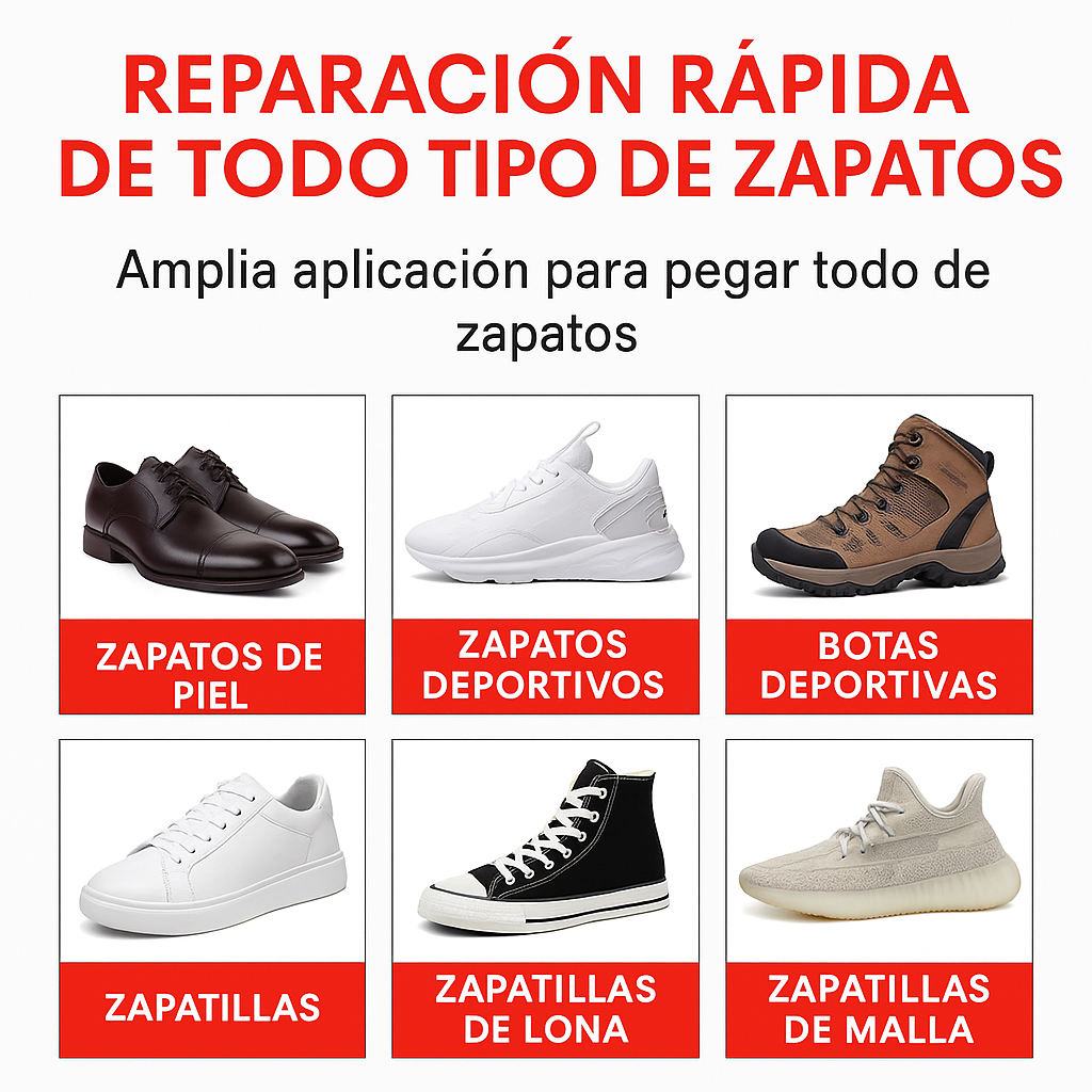 Pegamento para Zapatos 1630 - Impermeable, Flexible y Transparente