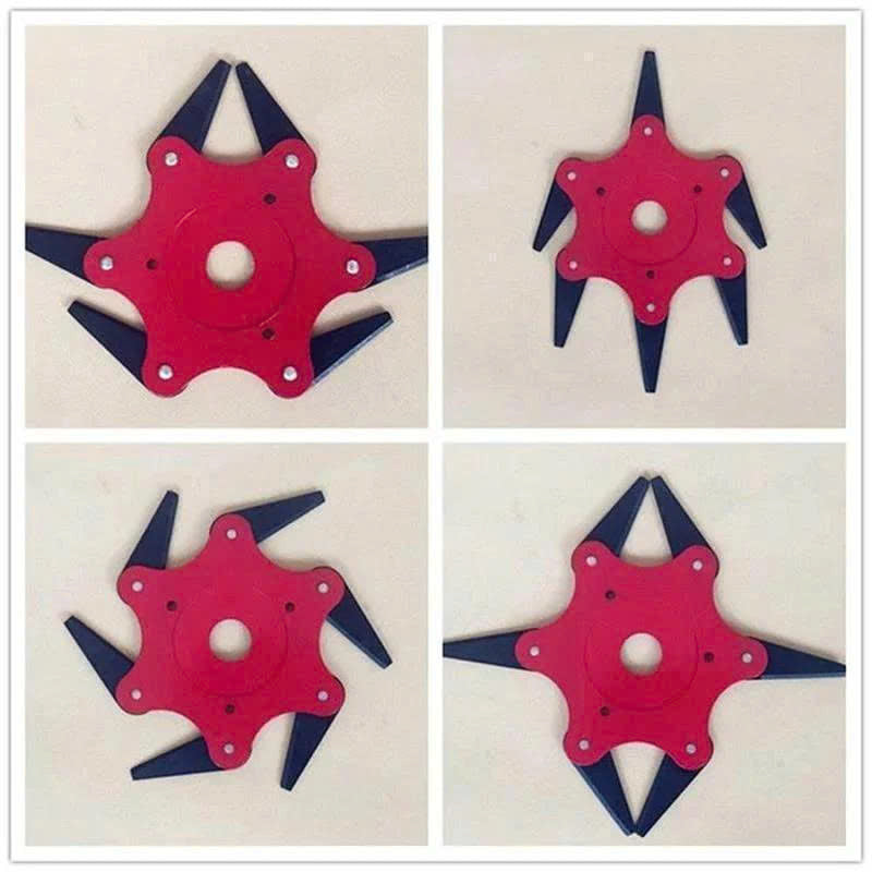 (30% DE DESCUENTO) Cabezal de corte de césped multiusos de 6 cuchillas para cortacésped