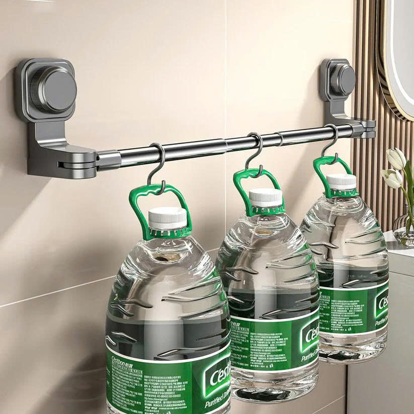 (30% DE DESCUENTO) Toallero de baño ajustable de 50 cm a 90 cm.