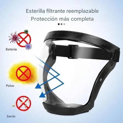 (30% DE DESCUENTO) La visera protege la cara del polvo fino y la niebla.