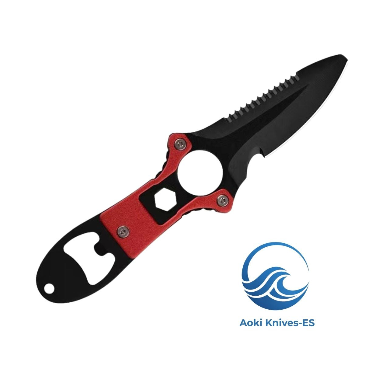 Cuchillos de Buceo Profesionales | Acero Damasco desde 29€ | Aoki Knives-ES
