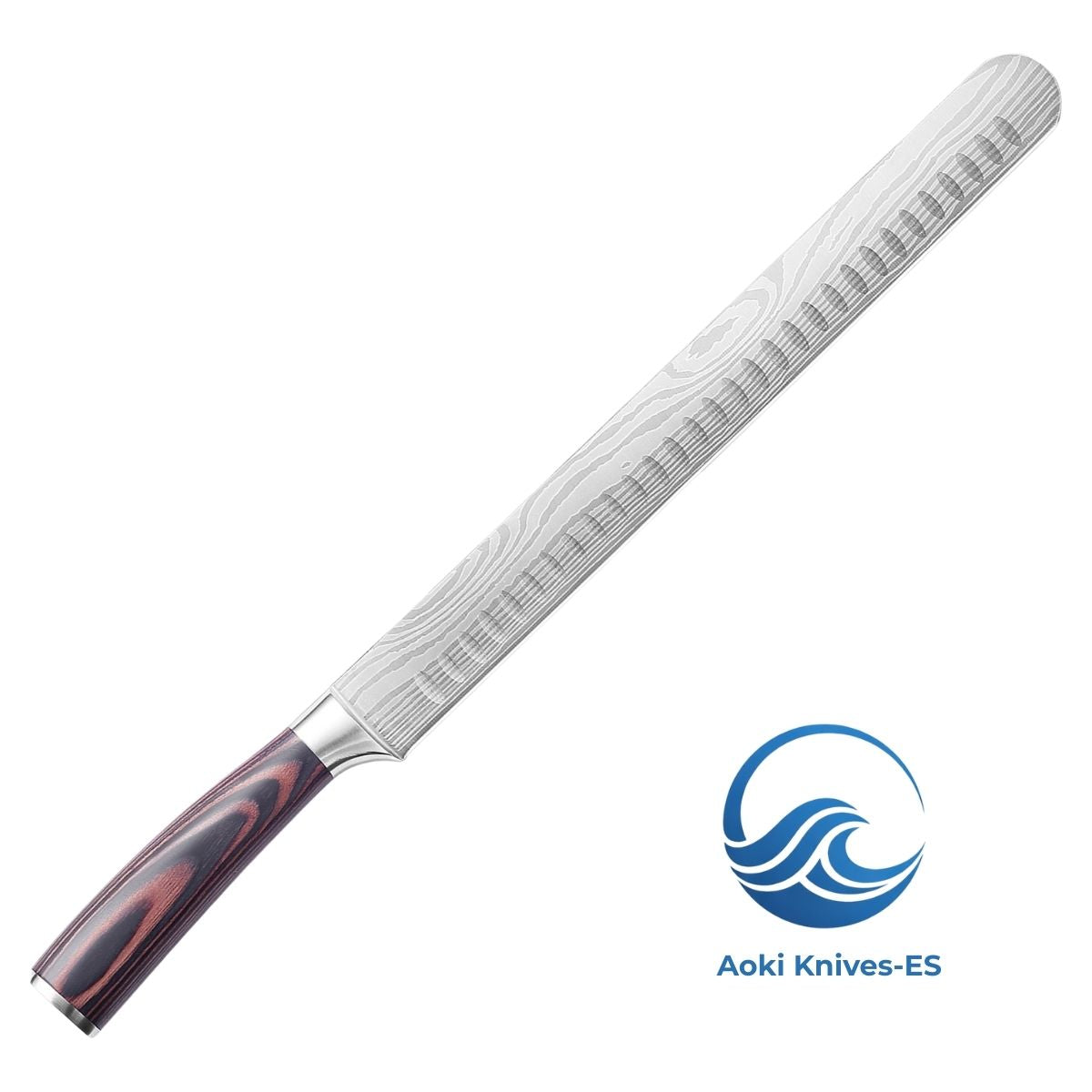 Cuchillos Jamoneros Profesionales | Damasco desde 29€ | Aoki Knives-ES