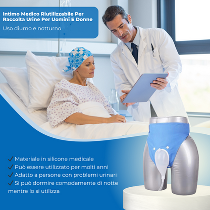 (30% DE DESCUENTO) Colector de orina reutilizable de silicona con sonda urinaria