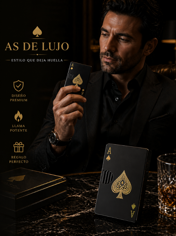 As de Lujo – Encendedor Premium Antiviento