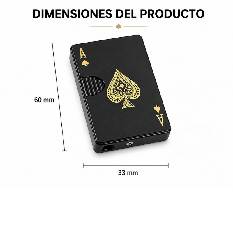 As de Lujo – Encendedor Premium Antiviento