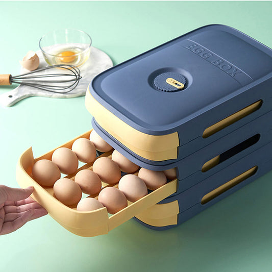 (30% DE DESCUENTO) Cajón apilable para guardar huevos