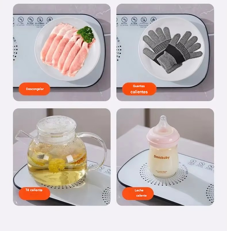 (30% DE DESCUENTO) Bandeja eléctrica para calentar alimentos Bandeja para calentar alimentos