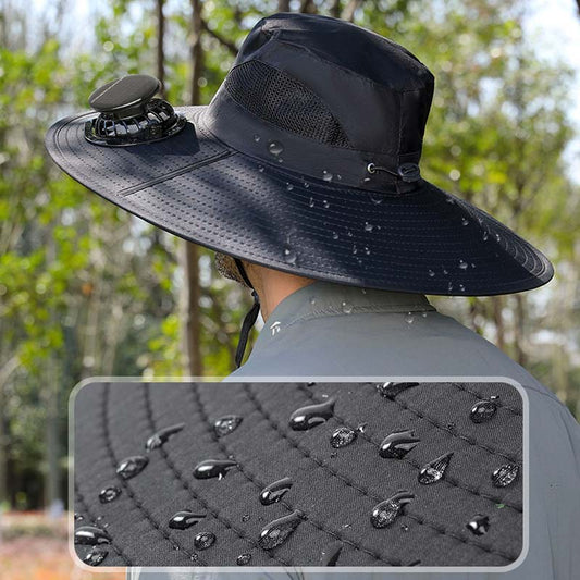 (30% OFF) SunBreeze™ – Sombrero con Ventilador Solar