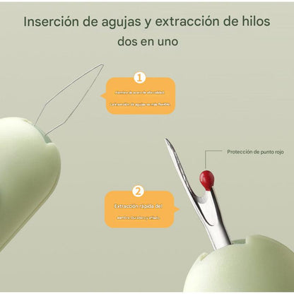 (30% DE DESCUENTO) Enhebrador de agujas para personas mayores para coser a mano.
