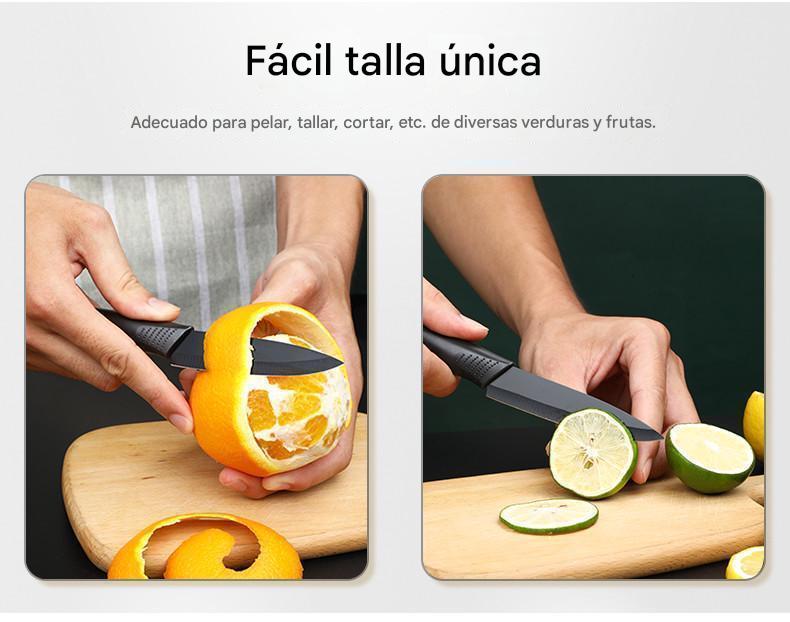 (30% DE DESCUENTO) Juego de cuchillos de cocina de acero inoxidable para el hogar de regalo
