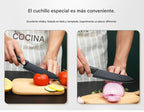 (30% DE DESCUENTO) Juego de cuchillos de cocina de acero inoxidable para el hogar de regalo