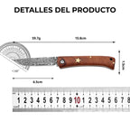 Cuchillo Damasco Compacto Para Frutas