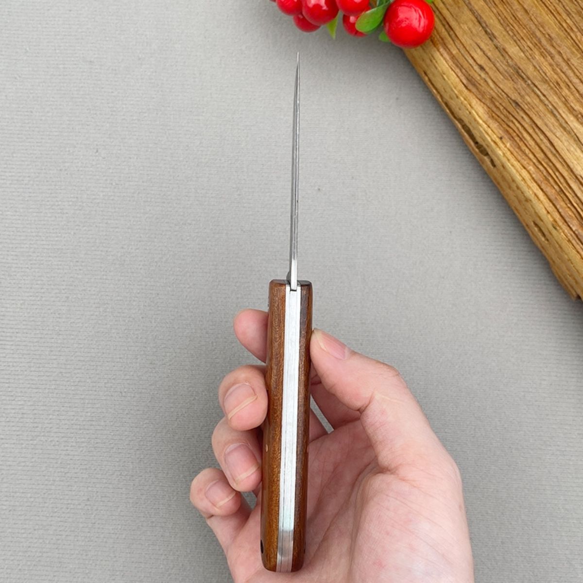 Cuchillo Damasco Compacto Para Frutas