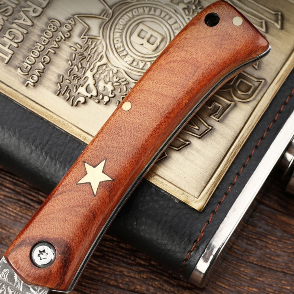 Cuchillo Damasco Compacto Para Frutas