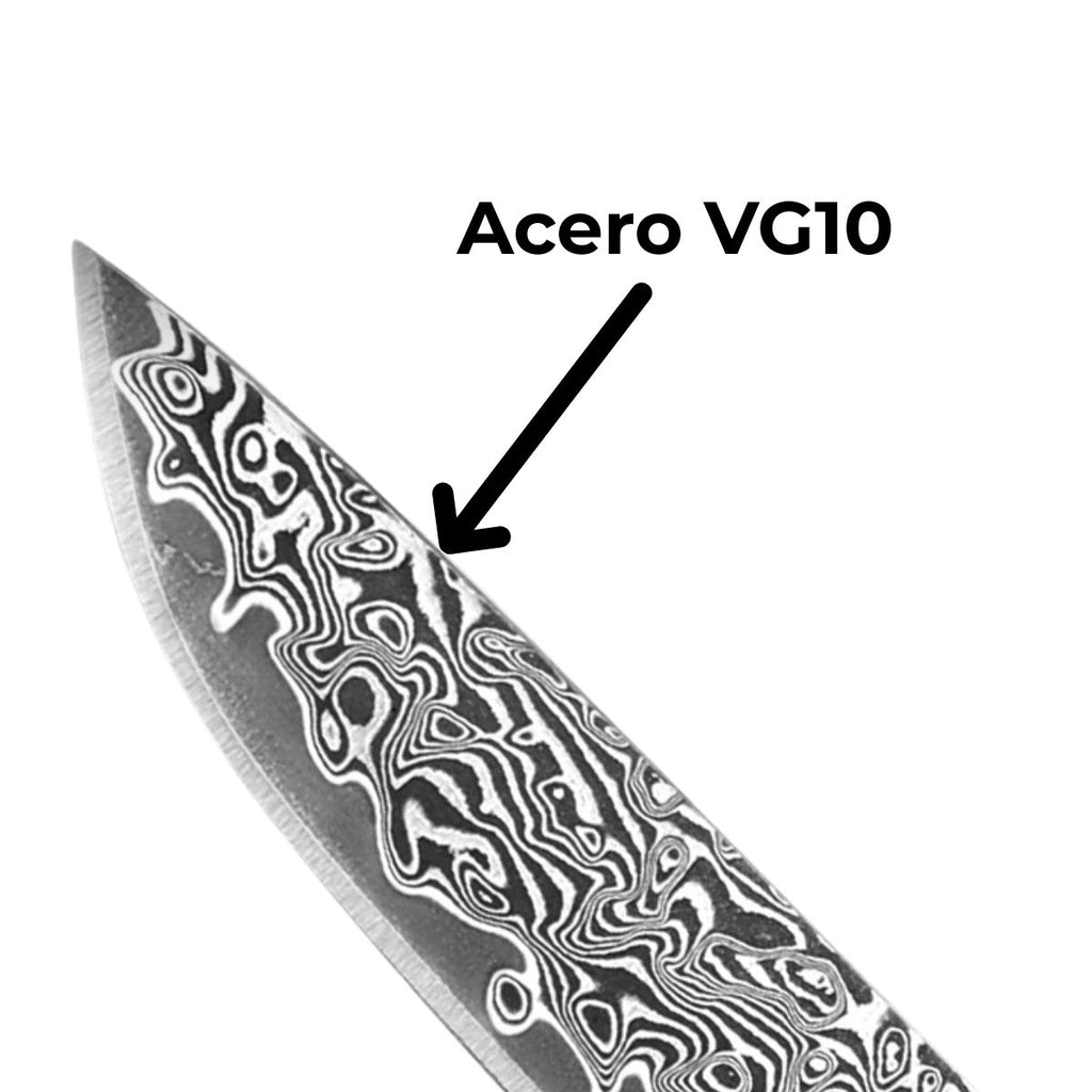 Cuchillo Damasco Compacto Para Frutas