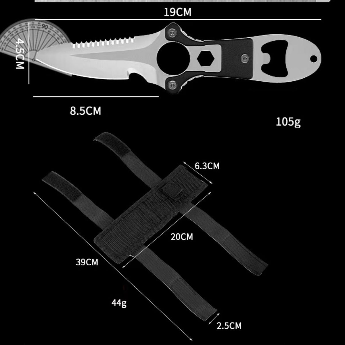 Versátil Cuchillos de Buceo