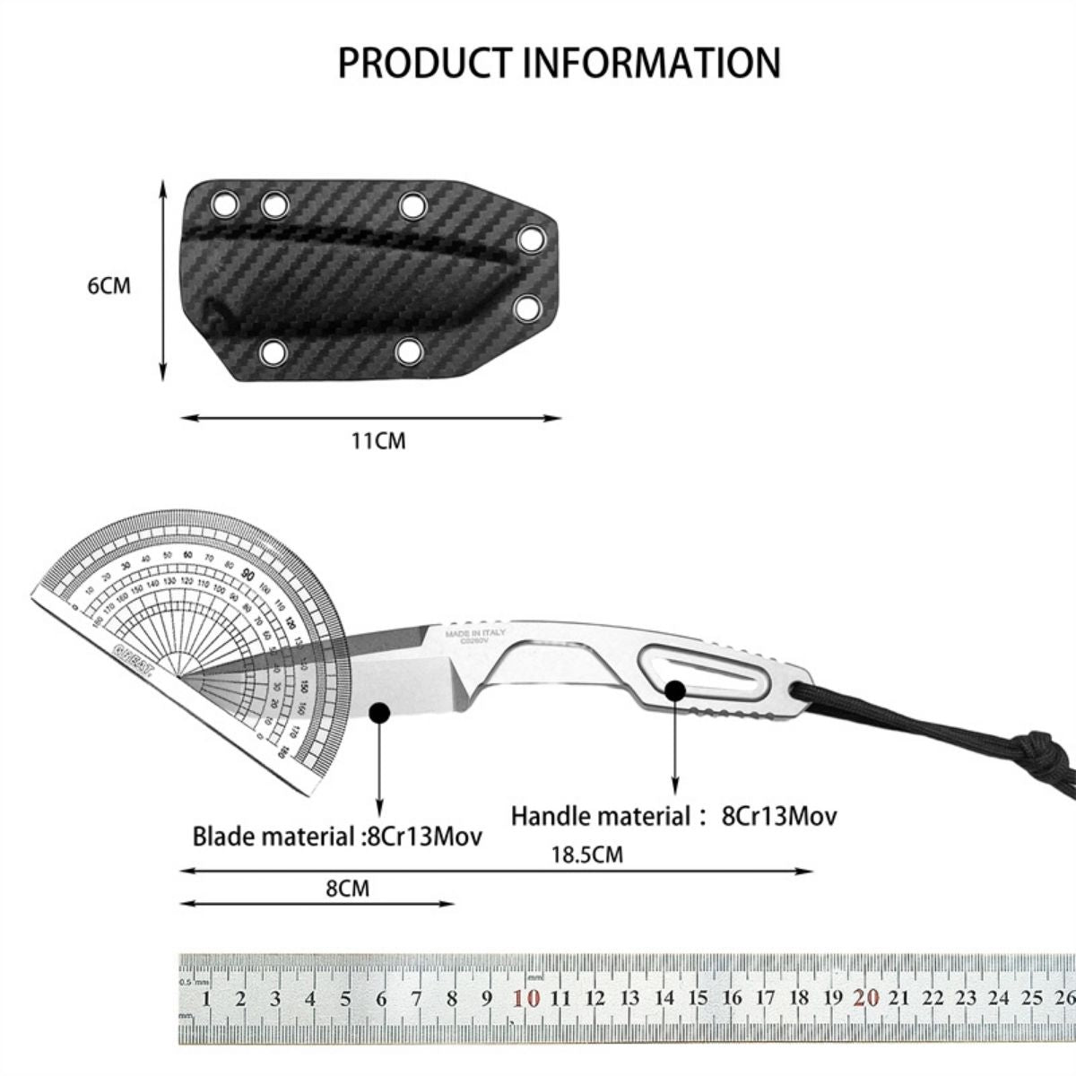 Monobloque Cuchillos Bushcraft