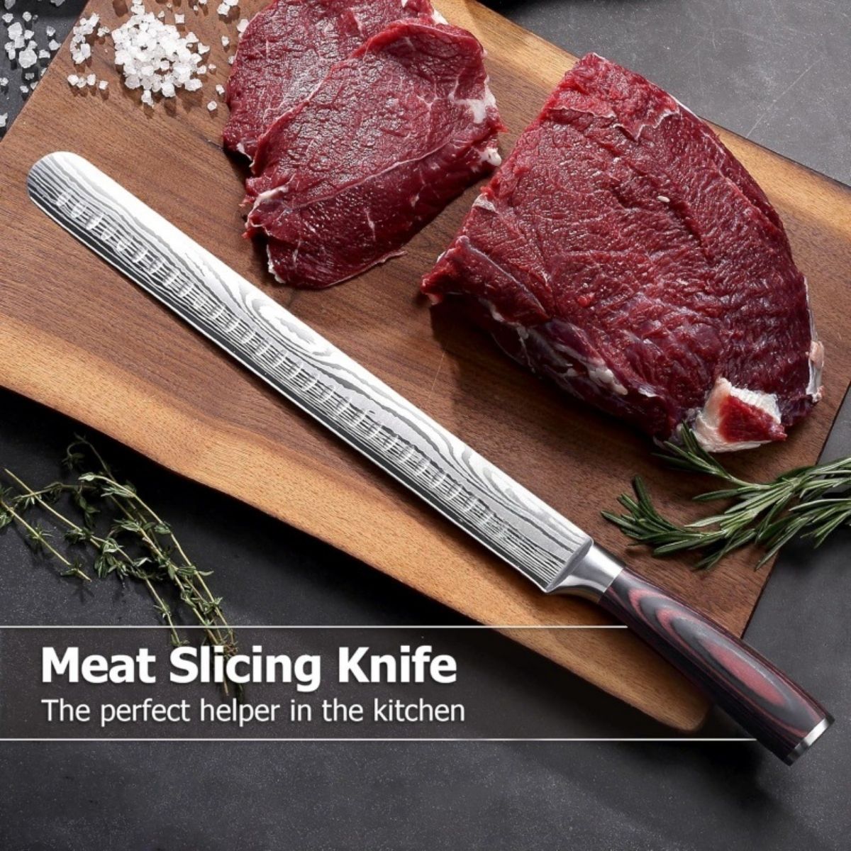 Acero Damasco Cuchillos Jamoneros