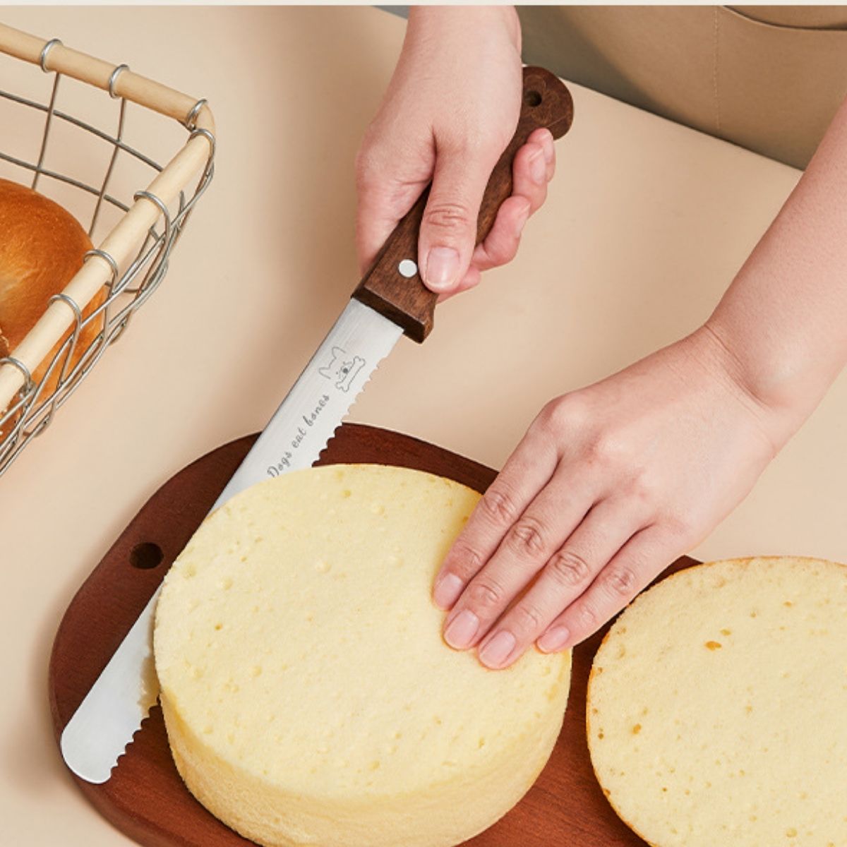 Diseño Adorable Cuchillo Pan