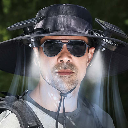 (30% OFF) SunBreeze™ – Sombrero con Ventilador Solar