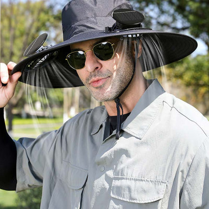 (30% OFF) SunBreeze™ – Sombrero con Ventilador Solar