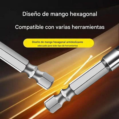 (30% DE DESCUENTO) Juego de brocas de aleación de carbono con vástago hexagonal