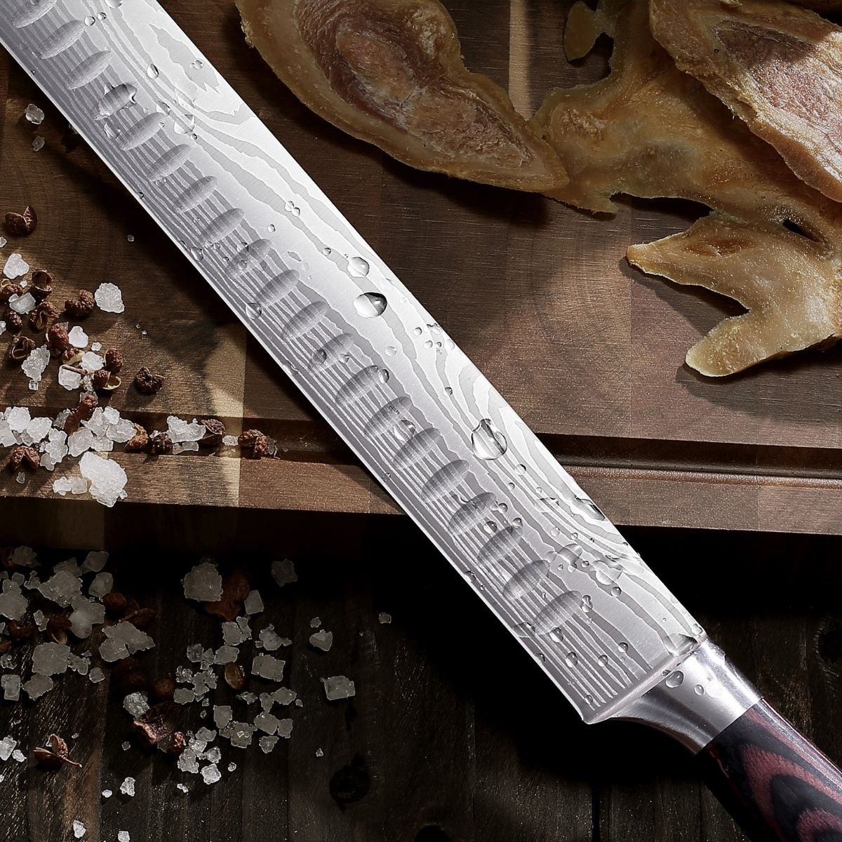 Acero Damasco Cuchillos Jamoneros