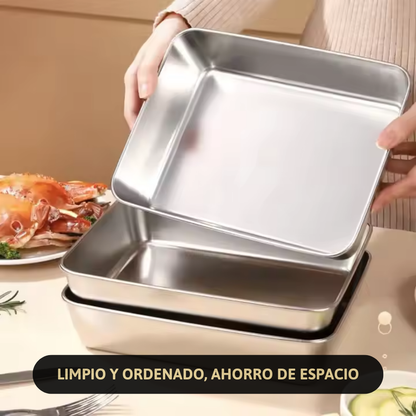 (30% DE DESCUENTO) Contenedor de alimentos de acero inoxidable 304: máxima frescura y seguridad
