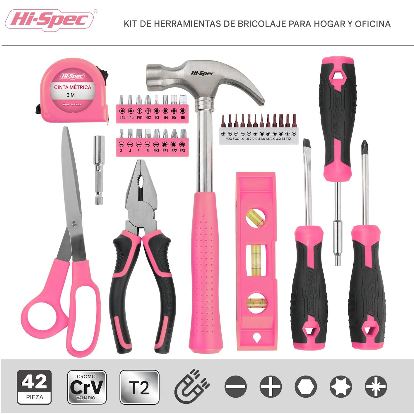 (30% DE DESCUENTO) Juego de 24 alicates multifuncionales portátiles para el hogar, cinta métrica, martillo, herramientas de mantenimiento manual