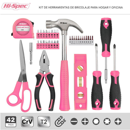 (30% DE DESCUENTO) Juego de 24 alicates multifuncionales portátiles para el hogar, cinta métrica, martillo, herramientas de mantenimiento manual