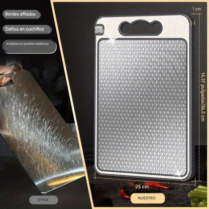 (30% DE DESCUENTO) Nueva tabla de cortar de cocina de titanio