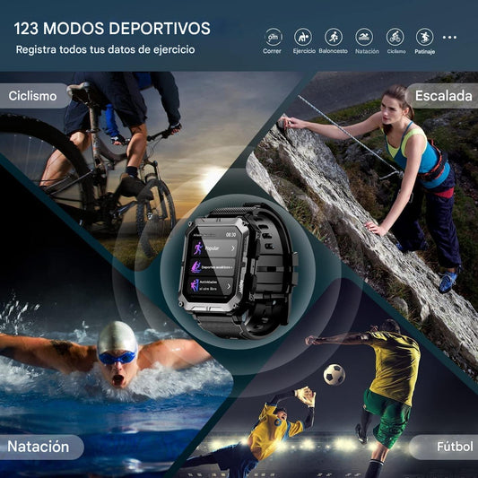 (30% DE DESCUENTO) Reloj inteligente de tres pruebas para deportes al aire libre