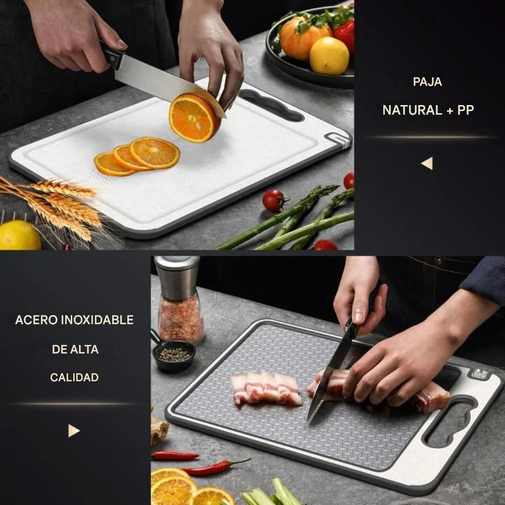 (30% DE DESCUENTO) Nueva tabla de cortar de cocina de titanio
