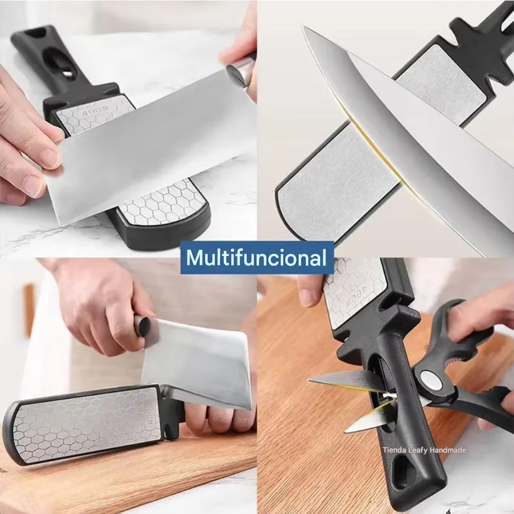 (30% DE DESCUENTO) Afilador de cuchillos 5 en 1 con barras de diamante