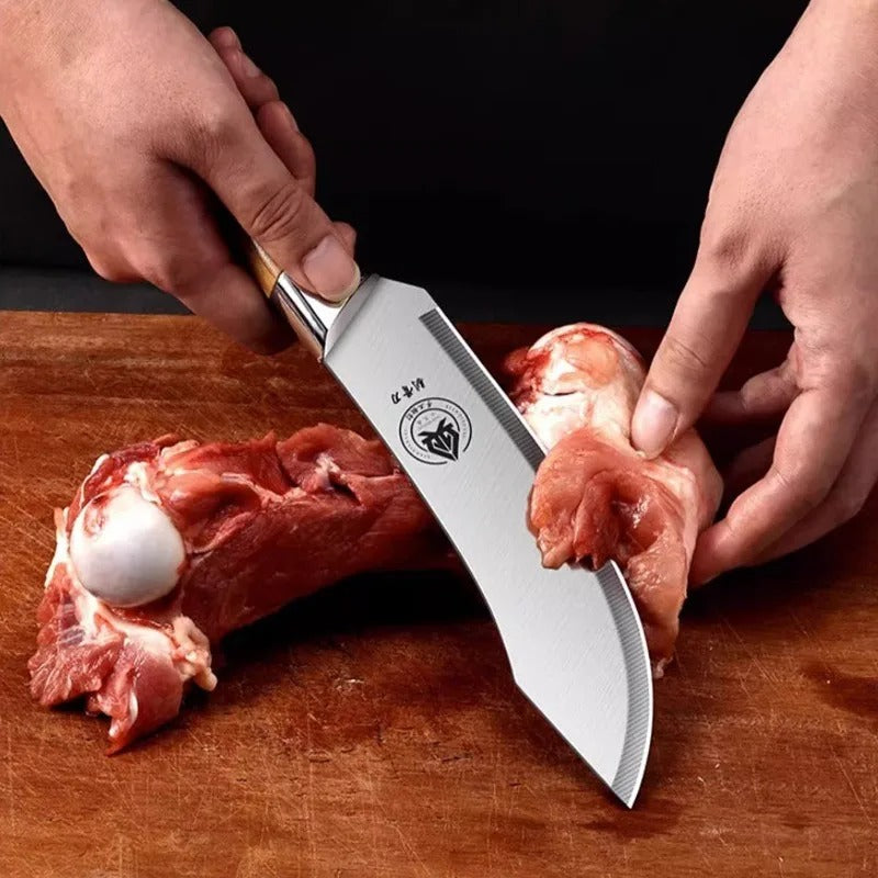 (30% DE DESCUENTO) Cuchillo de cocina para huesos de 6"7" y 8" Cuchillo para carne, hueso, pescado y verduras