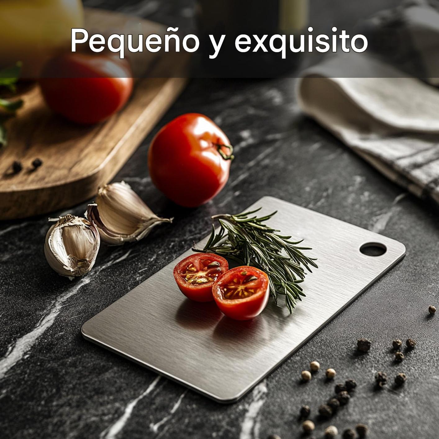 (30% DE DESCUENTO) Tablas de cortar de titanio para cocina Tabla de acero inoxidable