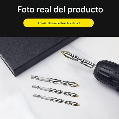 (30% DE DESCUENTO) Juego de brocas de aleación de carbono con vástago hexagonal