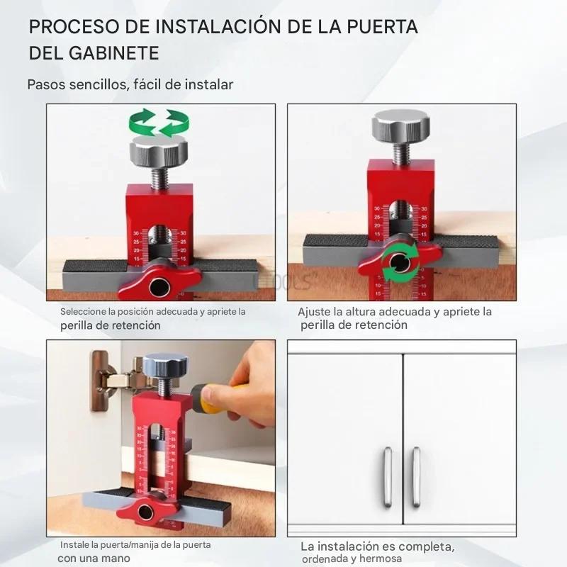 (30% DE DESCUENTO) Equilibrador rápido de puertas de gabinete 2 en 1