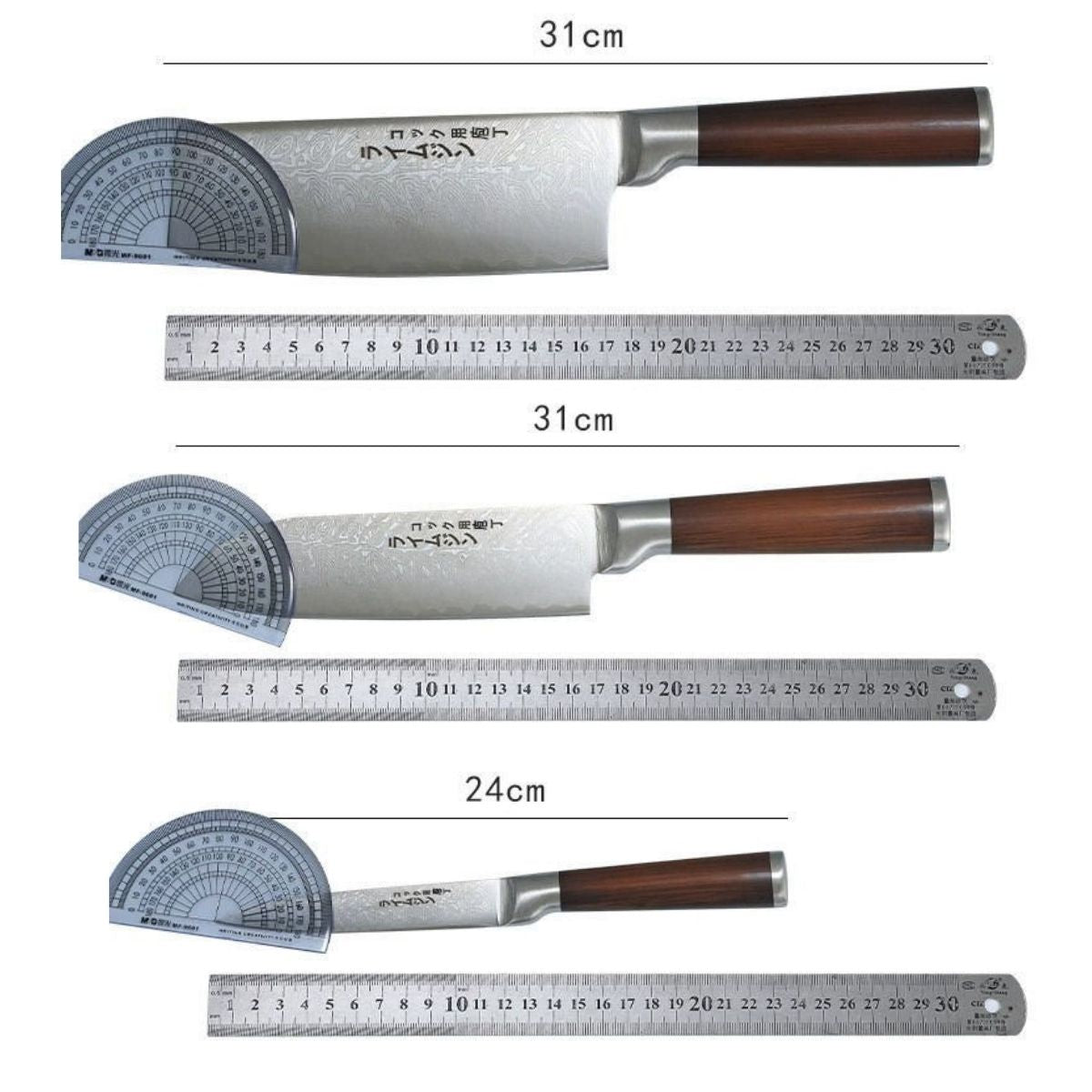 Set de Cuchillos japonés de 3 piezas