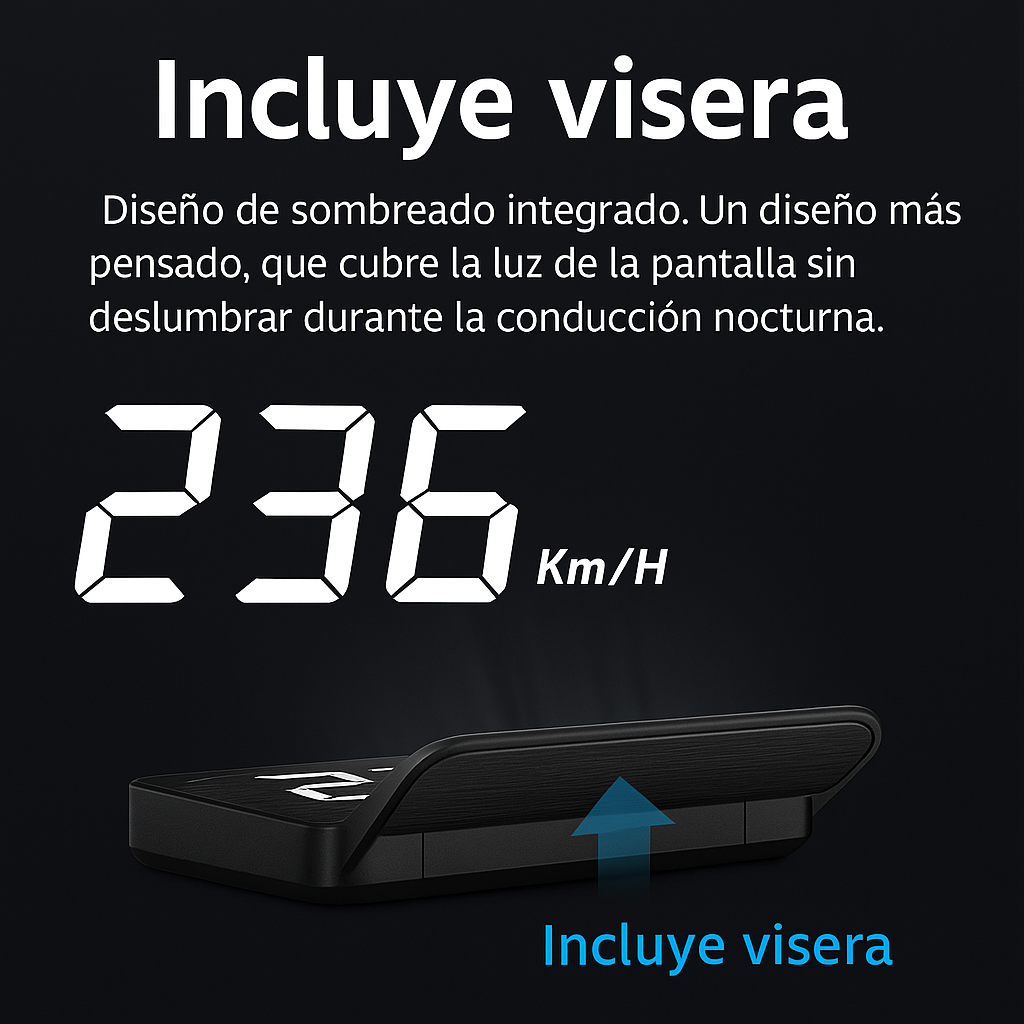 ( 30% de descuento ) Proyector de Velocidad para Parabrisas