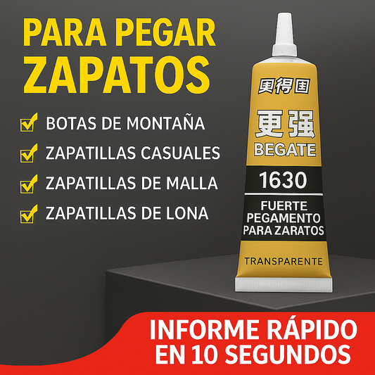 Pegamento para Zapatos 1630 - Impermeable, Flexible y Transparente
