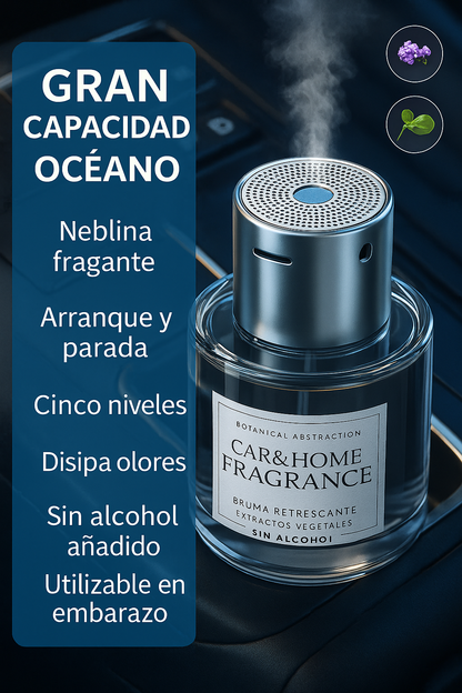 Difusor de Aromas Eléctrico para Coche | Ambientador y Humidificador con Perfume para Rejilla de Ventilación
