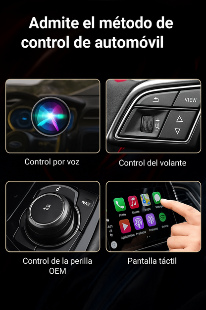 Adaptador Inteligente 2 en 1 para CarPlay y Android Auto Inalámbrico