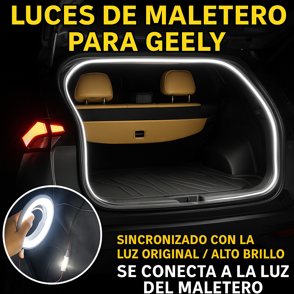 Tira LED para Maletero de Coche – Impermeable, Alta Temperatura, Instalación Oculta