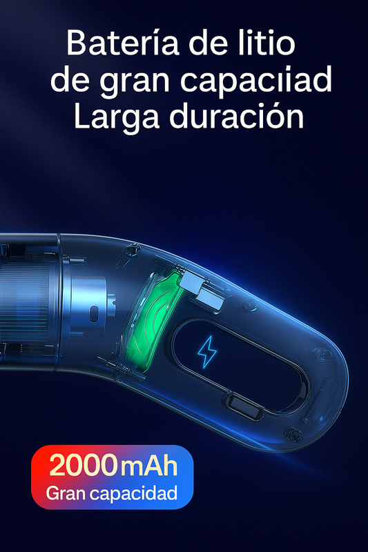 Aspiradora Portátil de Alta Potencia 10.000Pa – Uso en Casa y Coche