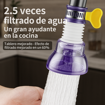Rociador de Grifo Extensible Anti-Salpicaduras Universal