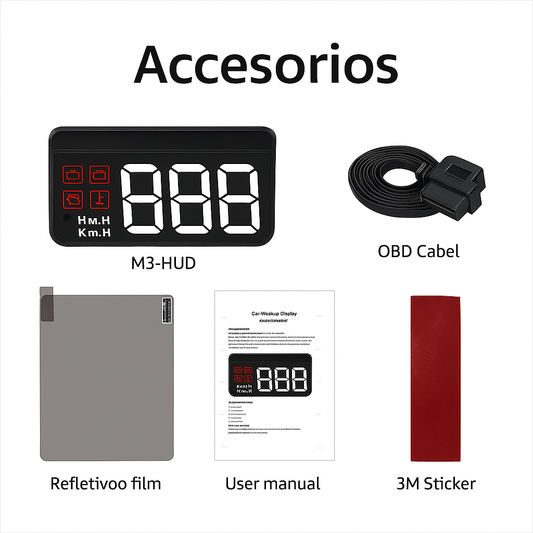( 30% de descuento ) Proyector de Velocidad para Parabrisas
